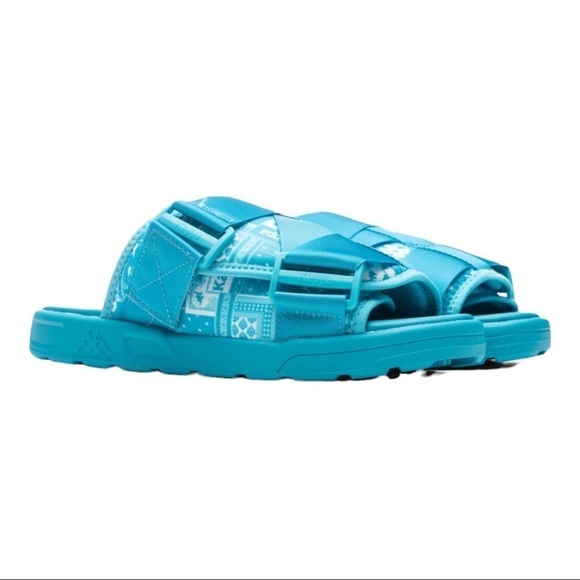 NWT KAPPA Nuuk 1 Nylon Slide Sandal Peacock Blue Size 6 - Picture 1 of 7